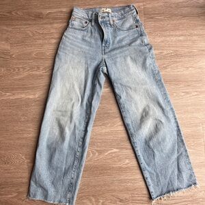Madewell the perfect vintage wide leg crop jean in altoona
